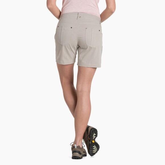 2 PAIR Kuhl Splash Outdoor Hiking Shorts Light Khaki & Shadow SZ 12 WALKING CAMP - Picture 5 of 6
